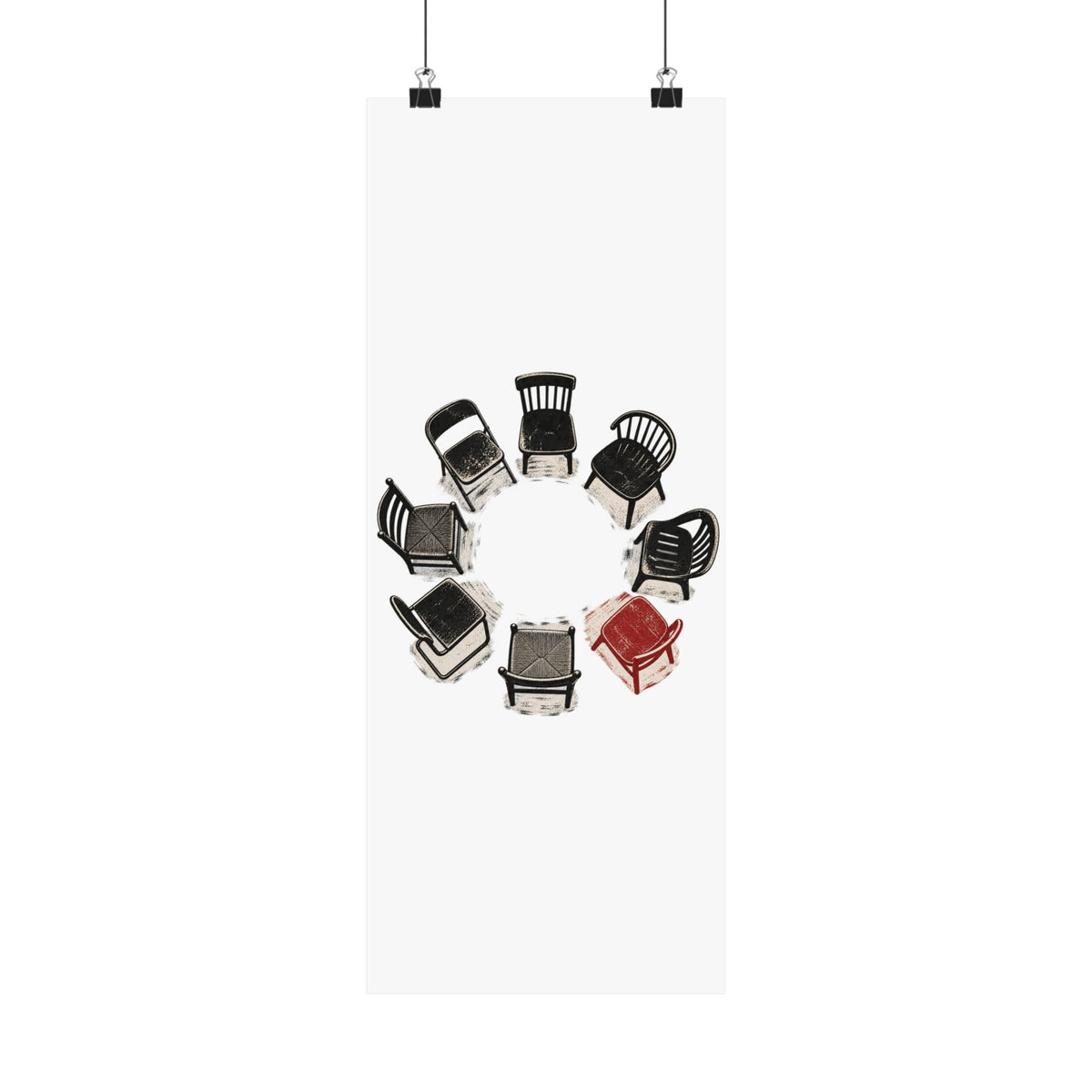Chairs in a Circle Premium Matte Print image 20 — LOAF SOCIETY COMMON GROUND
