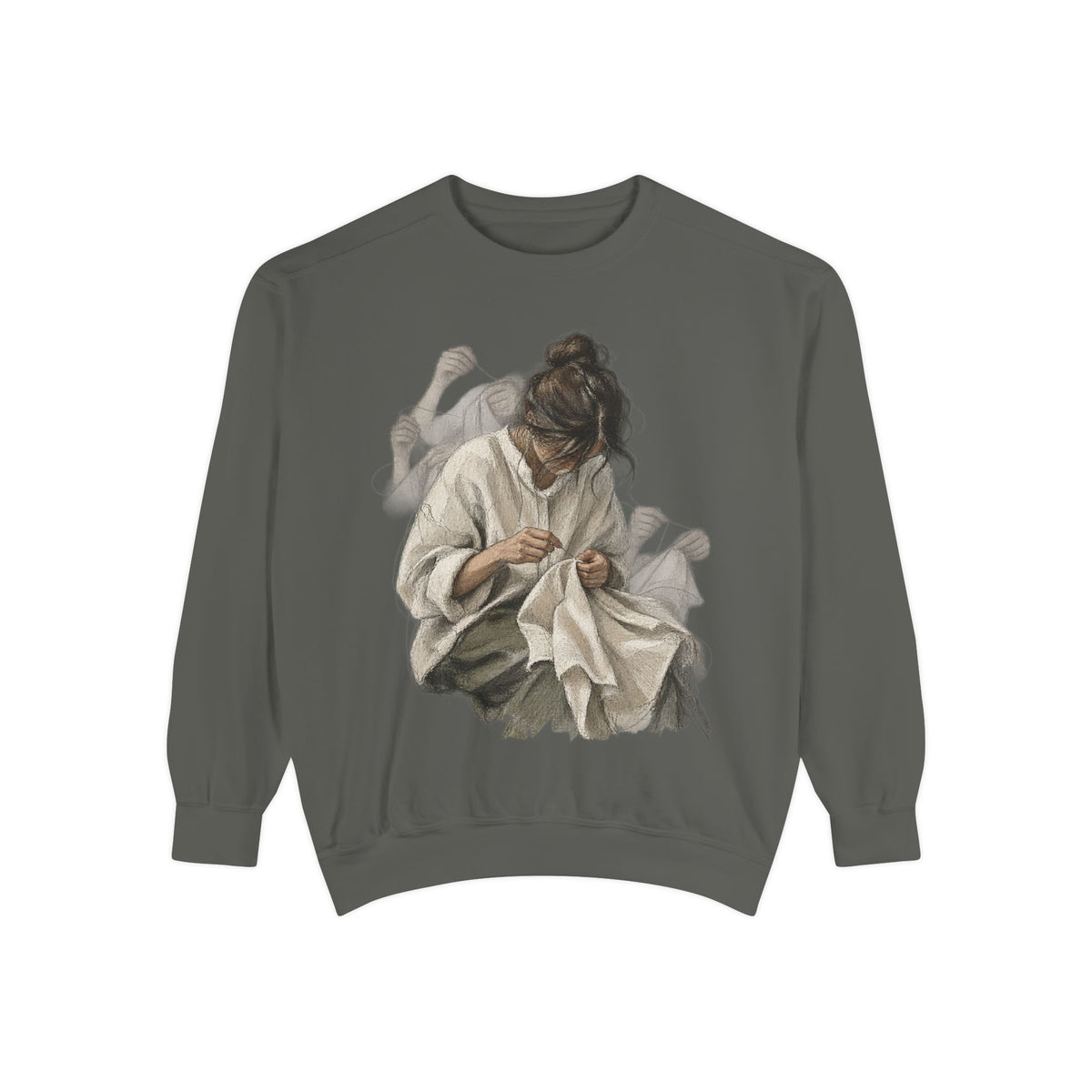 Work Trace Garment-Dyed Sweatshirt image 1 — LOAF SOCIETY THE WORK OF HANDS