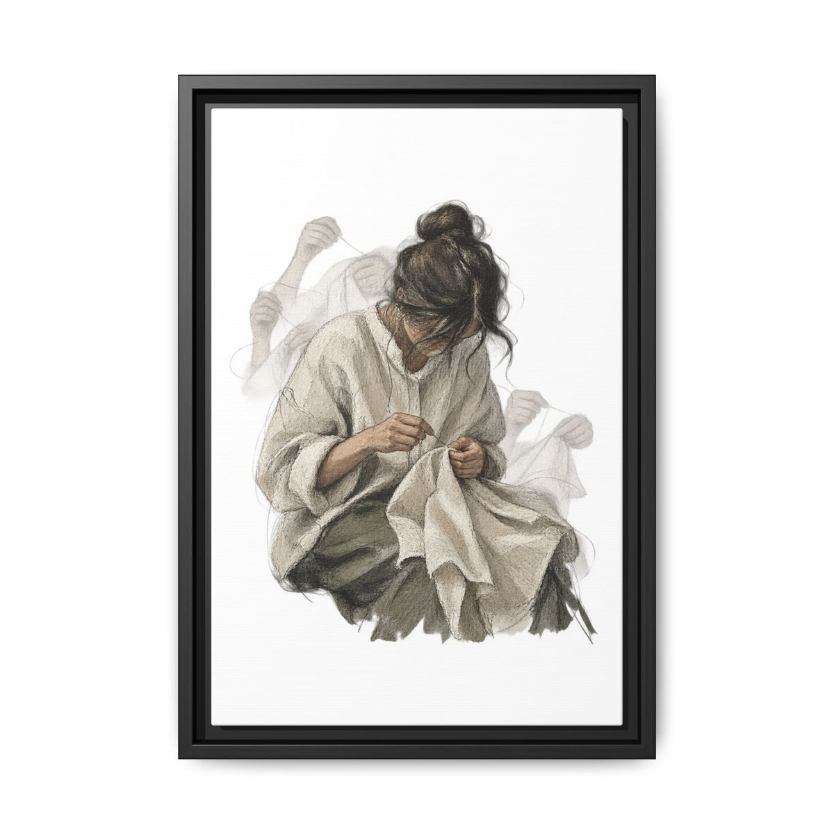 Work Trace Framed Matte Canvas image 2 — LOAF SOCIETY THE WORK OF HANDS