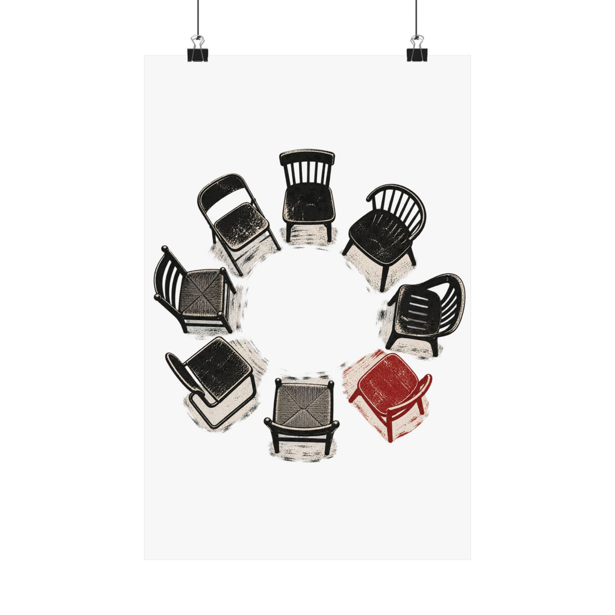 Chairs in a Circle Premium Matte Print image 17 — LOAF SOCIETY COMMON GROUND
