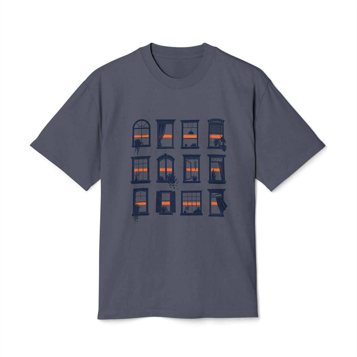 Same Sunset Raw Heavy Faded Tee image 4 — LOAF SOCIETY COMMON GROUND