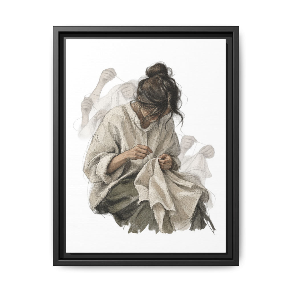 Work Trace Framed Matte Canvas image 1 — LOAF SOCIETY THE WORK OF HANDS