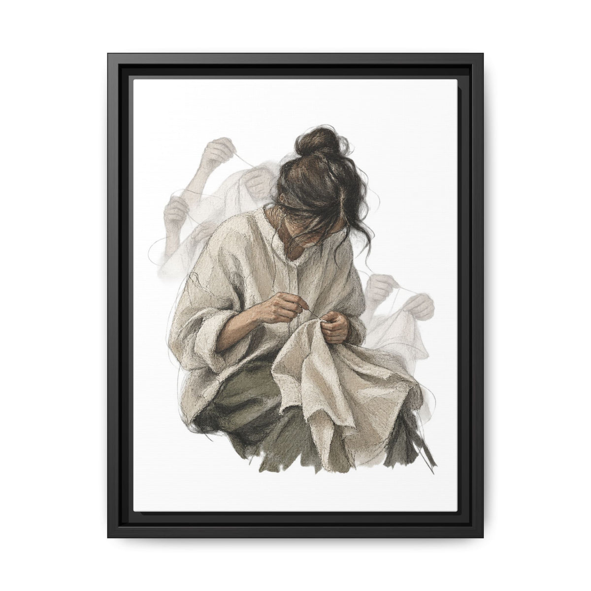 Work Trace Framed Matte Canvas image 1 — LOAF SOCIETY THE WORK OF HANDS