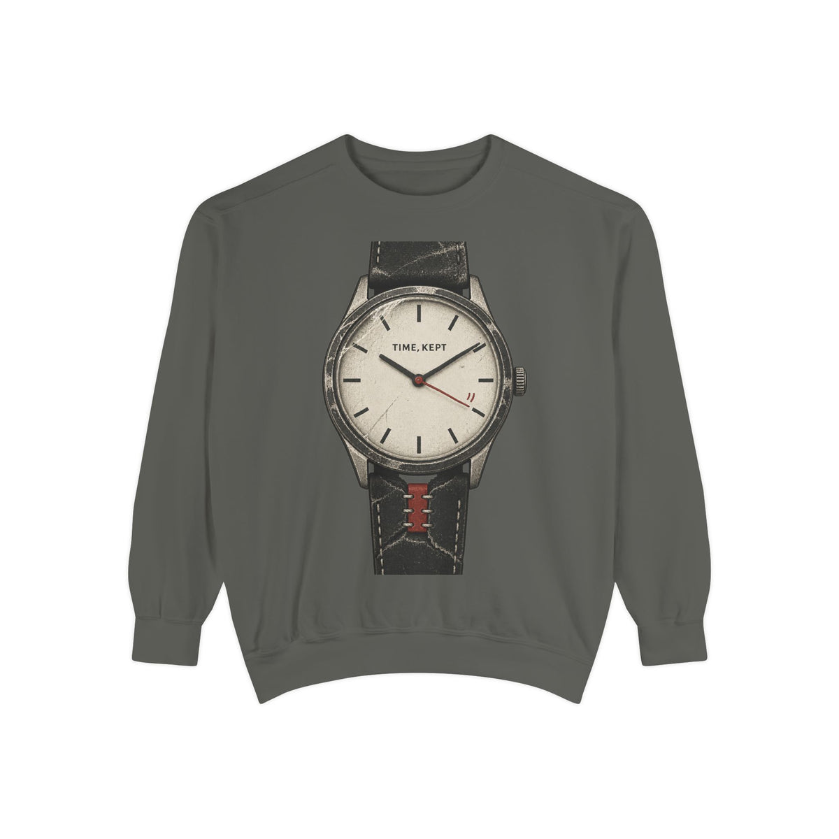 Time, Kept Garment-dyed crewneck sweatshirt image 1 — LOAF SOCIETY THE CARE OF THINGS
