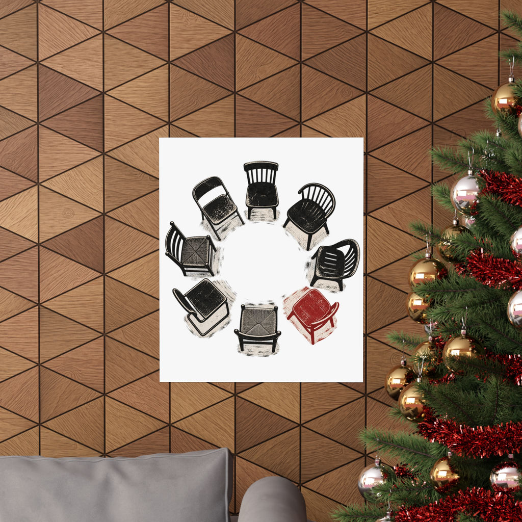 Chairs in a Circle Premium Matte Print image 59 — LOAF SOCIETY COMMON GROUND