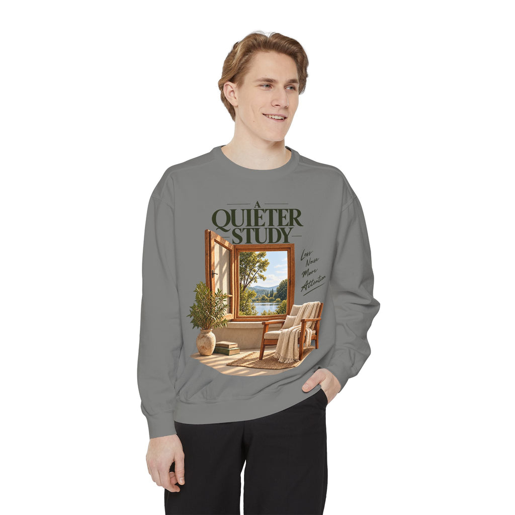 A Quieter Study — Garment-Dyed Crewneck Sweatshirt