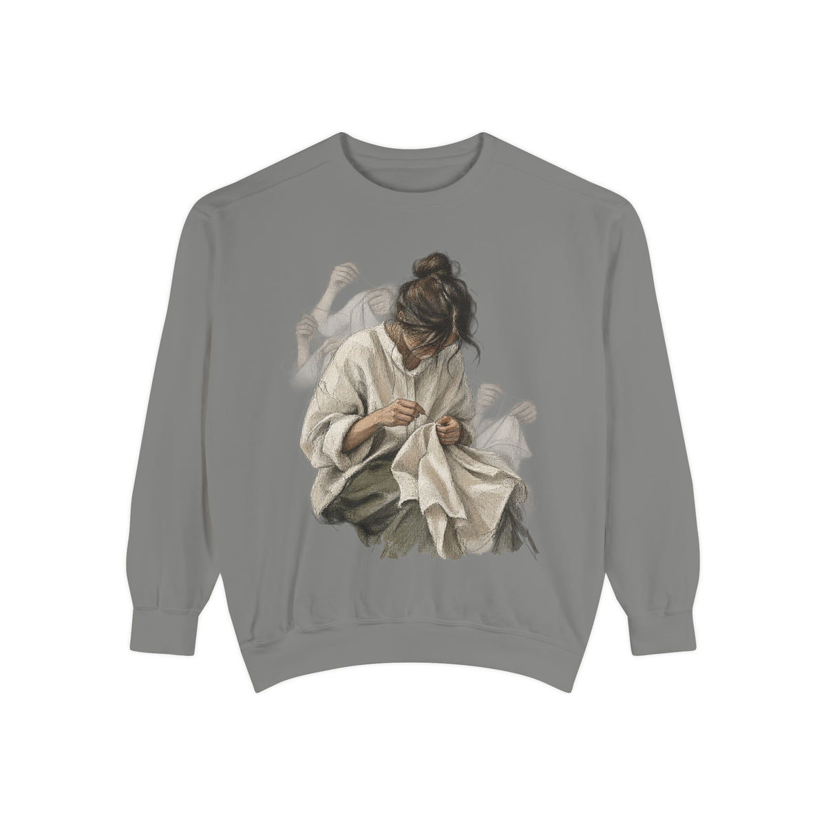 Work Trace Garment-Dyed Sweatshirt image 2 — LOAF SOCIETY THE WORK OF HANDS