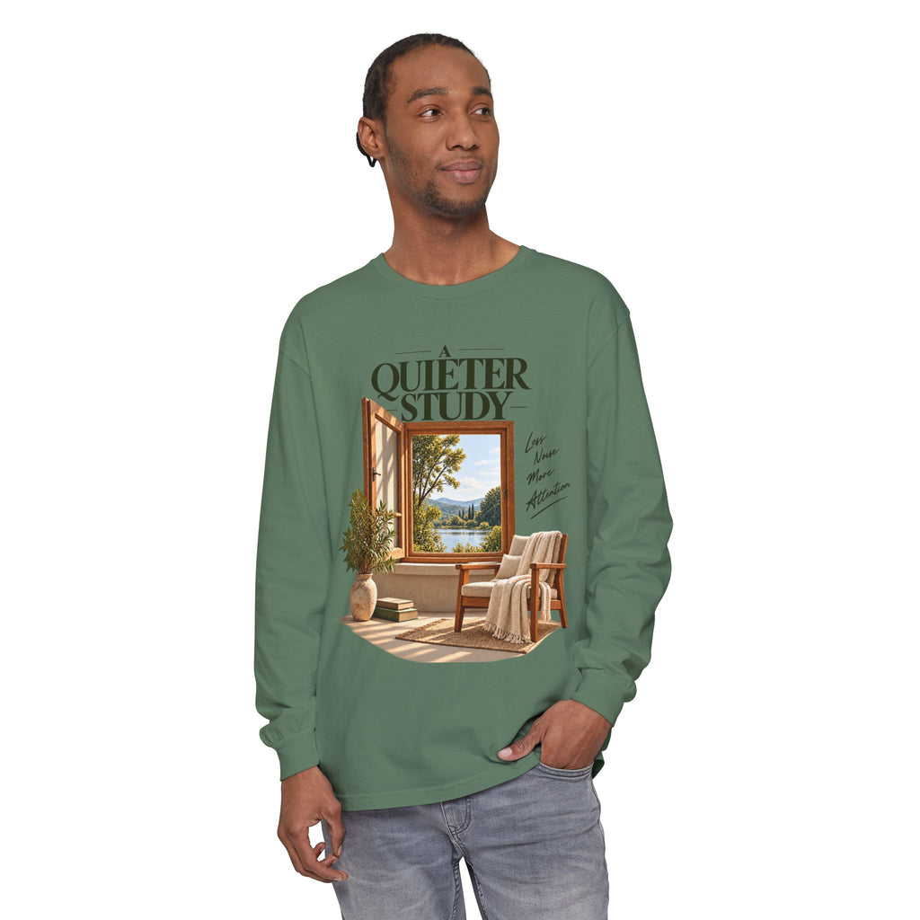A Quieter Study — Garment-Dyed Long-Sleeve T-Shirt