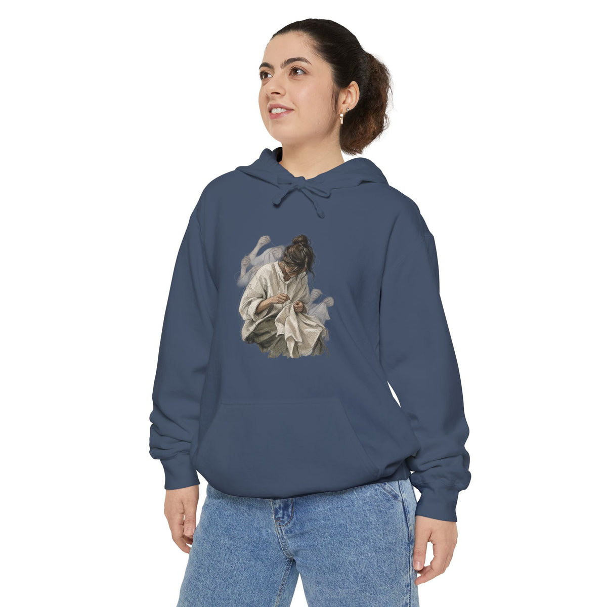 Work Trace Garment-Dyed Hoodie image 7 — LOAF SOCIETY THE WORK OF HANDS