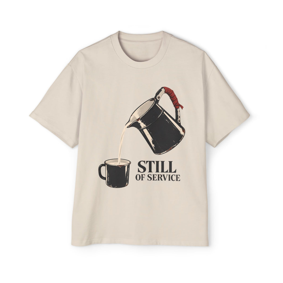 Still of Service Oversized heavyweight tee image 1 — LOAF SOCIETY THE CARE OF THINGS