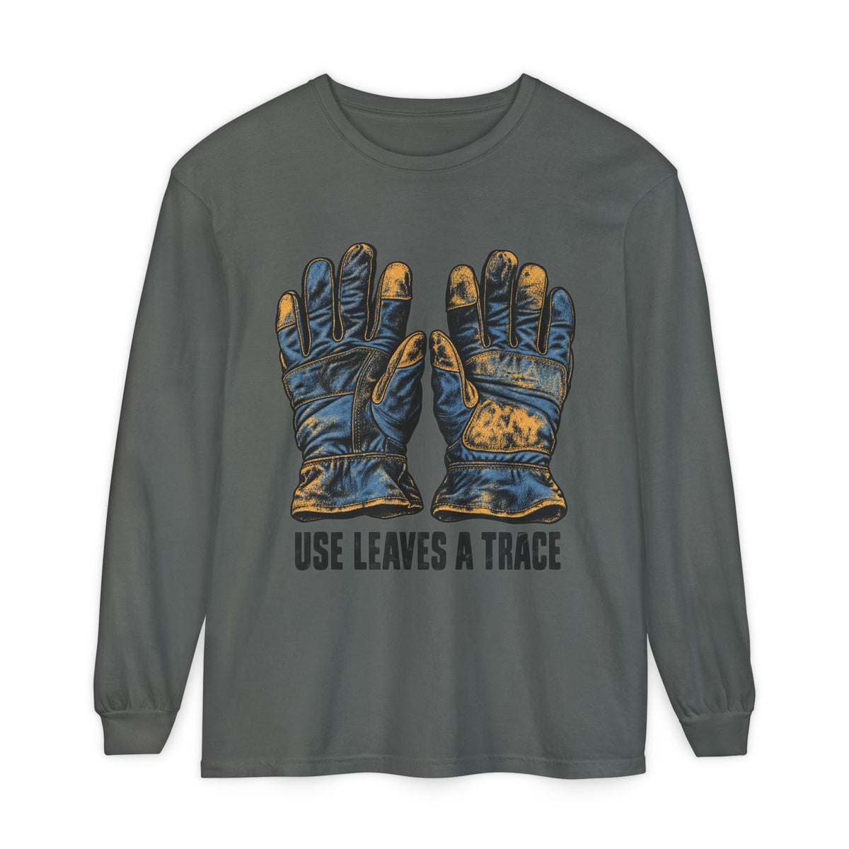 Use Leaves a Trace Garment-dyed long-sleeve tee image 2 — LOAF SOCIETY THE CARE OF THINGS