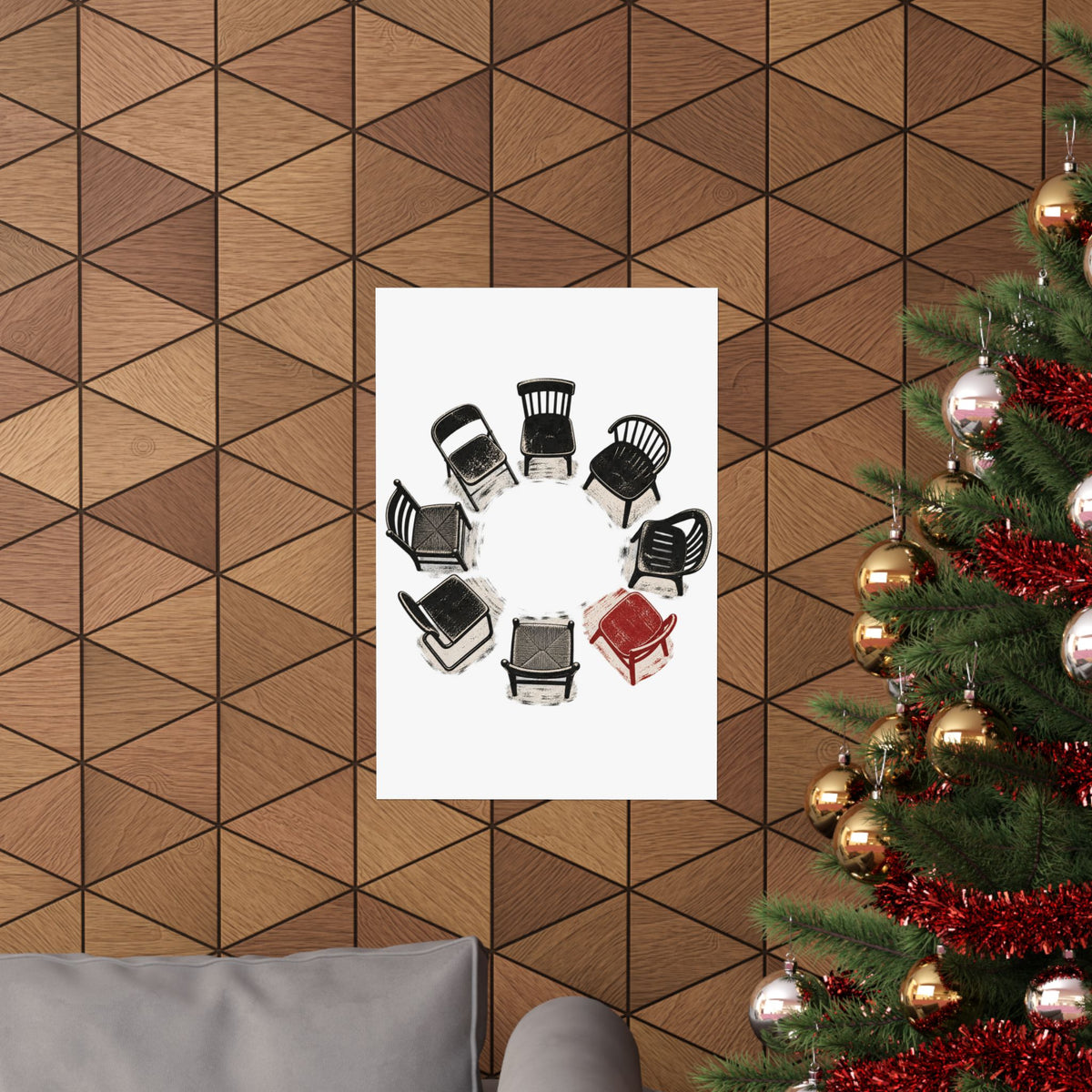 Chairs in a Circle Premium Matte Print image 74 — LOAF SOCIETY COMMON GROUND