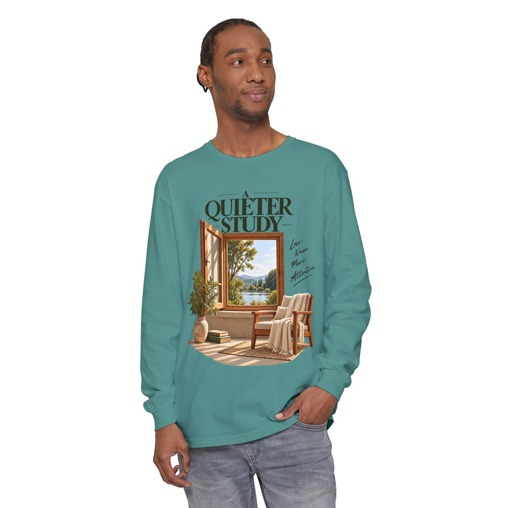 A Quieter Study — Garment-Dyed Long-Sleeve T-Shirt