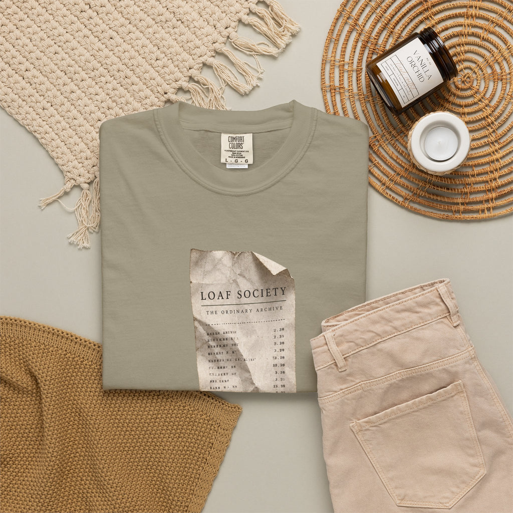 The Last Receipt — Garment-Dyed T-Shirt