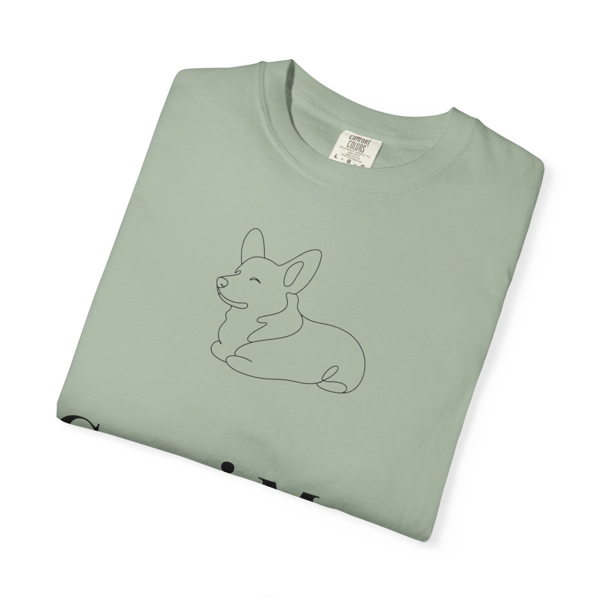 Corgi Mom Shirt — Minimalist Dog Mom Tee — Corgi Lover Gift — Premium Cotton