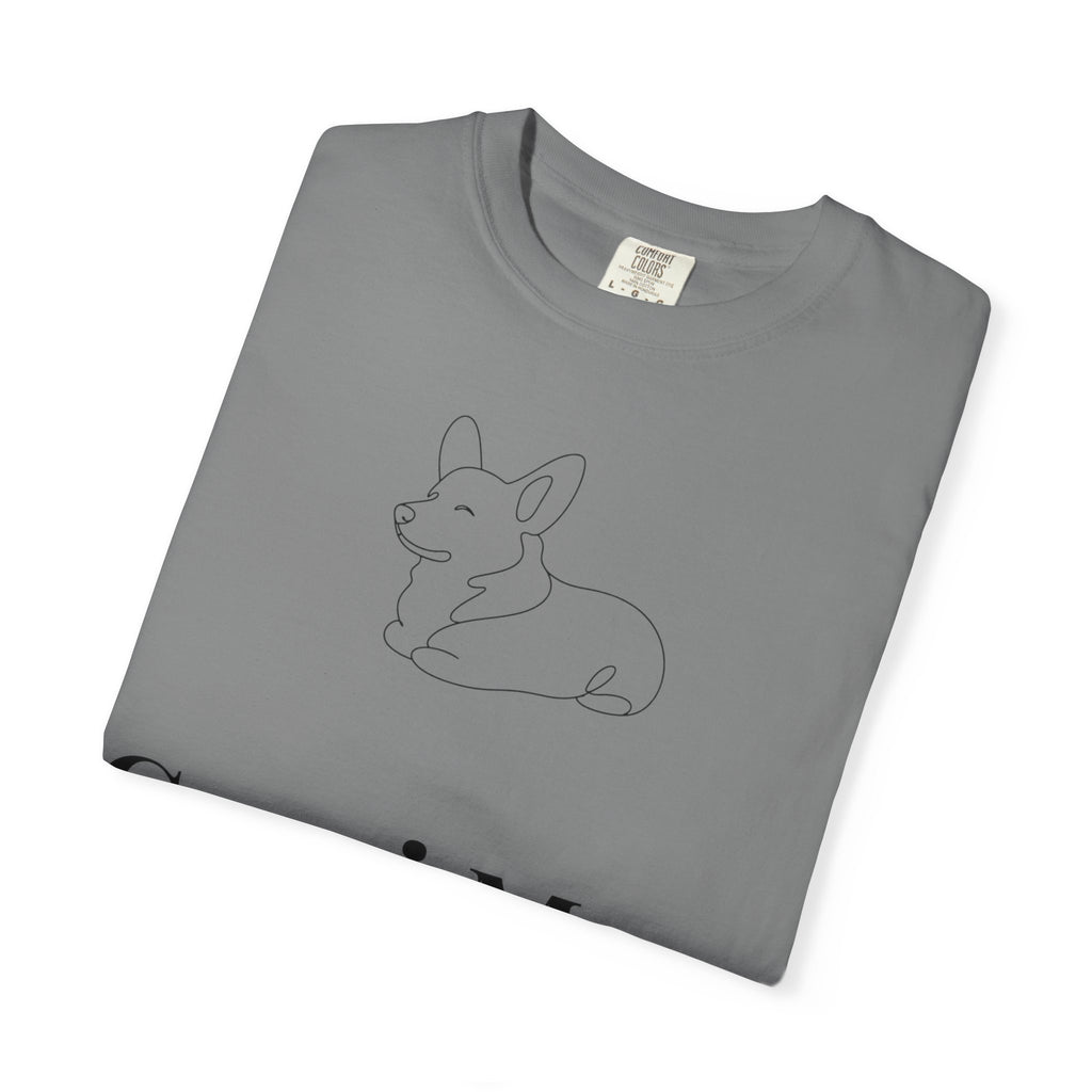Corgi Mom Shirt — Minimalist Dog Mom Tee — Corgi Lover Gift — Premium Cotton