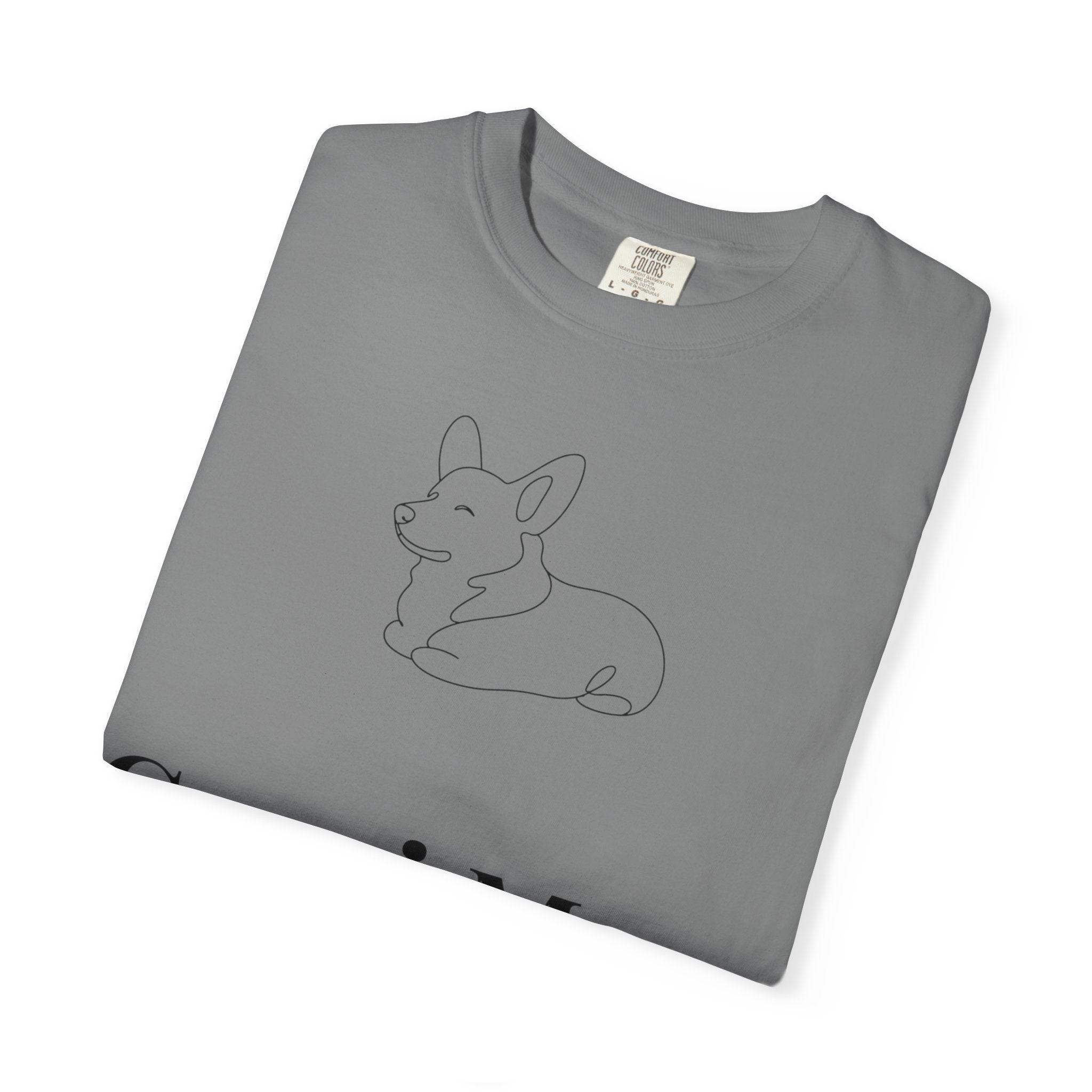 Corgi Mom Shirt — Minimalist Dog Mom Tee — Corgi Lover Gift — Premium Cotton