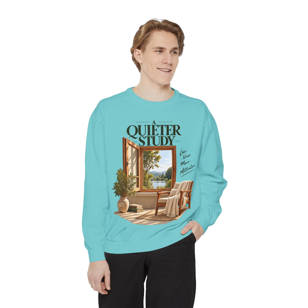 A Quieter Study — Garment-Dyed Crewneck Sweatshirt