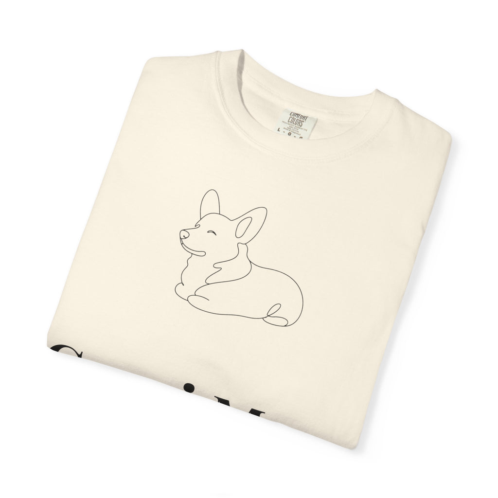 Corgi Mom Shirt — Minimalist Dog Mom Tee — Corgi Lover Gift — Premium Cotton