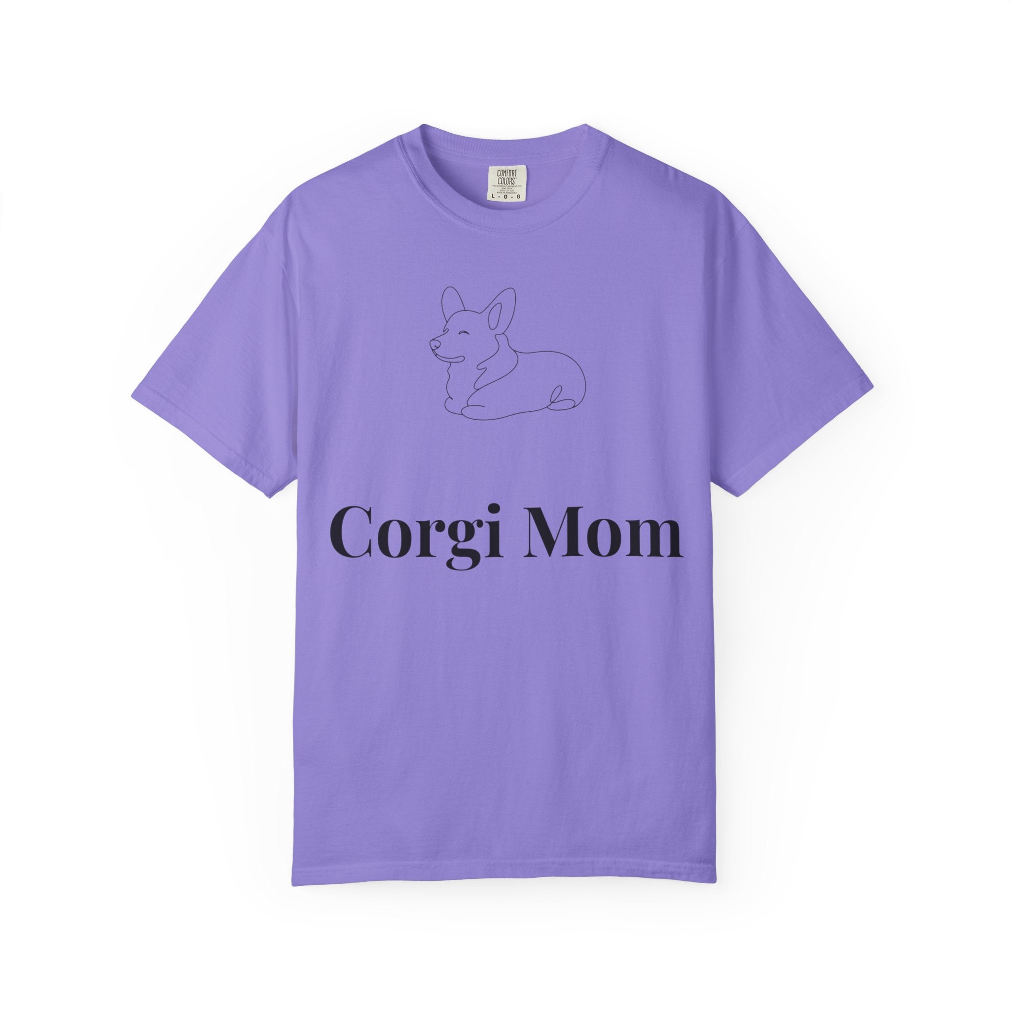 Corgi Mom Shirt — Minimalist Dog Mom Tee — Corgi Lover Gift — Premium Cotton