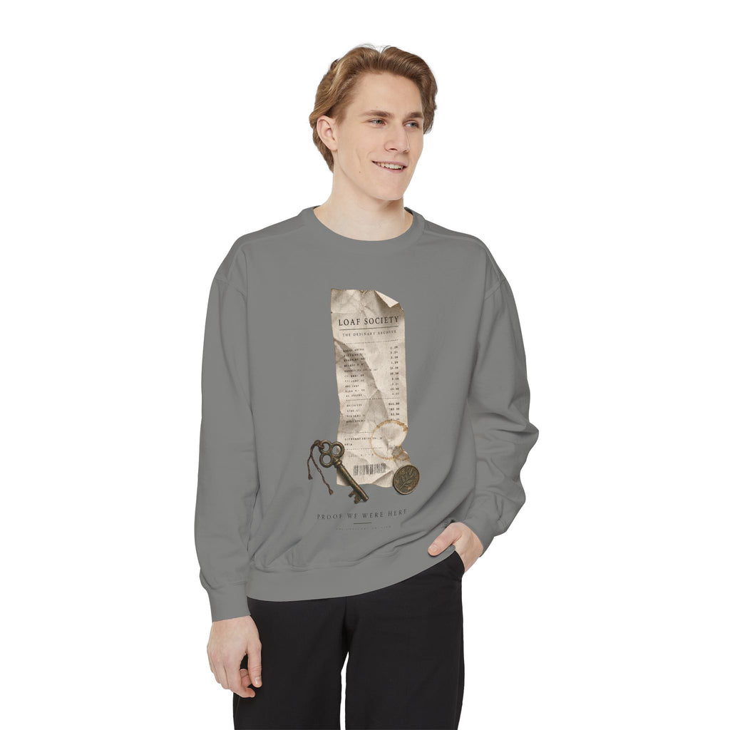The Last Receipt — Garment-Dyed Crewneck Sweatshirt