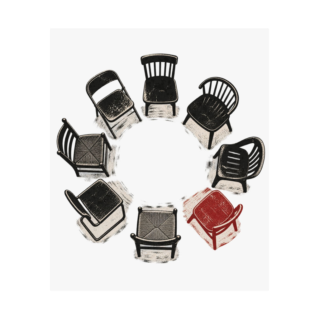 Chairs in a Circle Premium Matte Print image 57 — LOAF SOCIETY COMMON GROUND