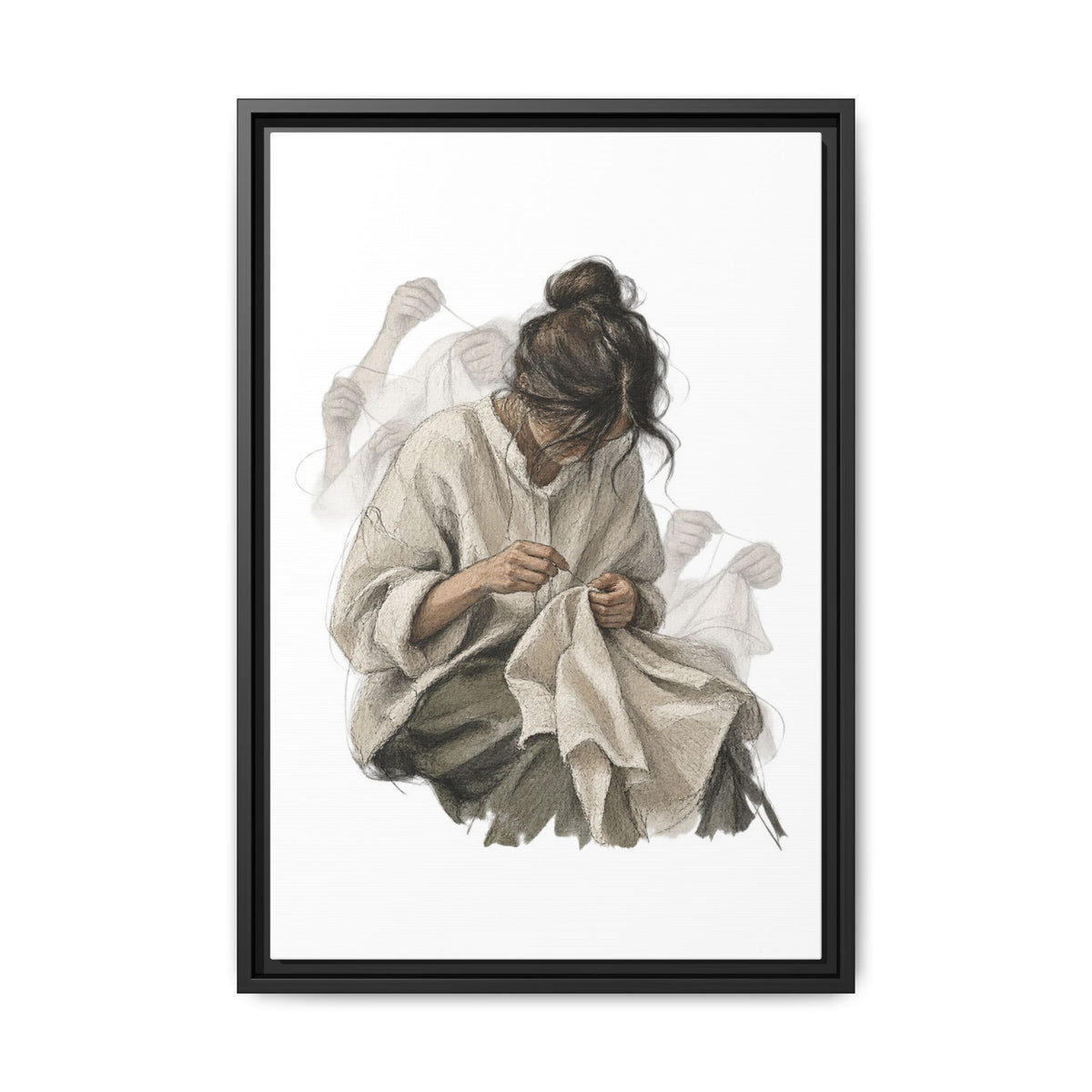 Work Trace Framed Matte Canvas image 3 — LOAF SOCIETY THE WORK OF HANDS
