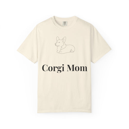 Corgi Mom Shirt — Minimalist Dog Mom Tee — Corgi Lover Gift — Premium Cotton