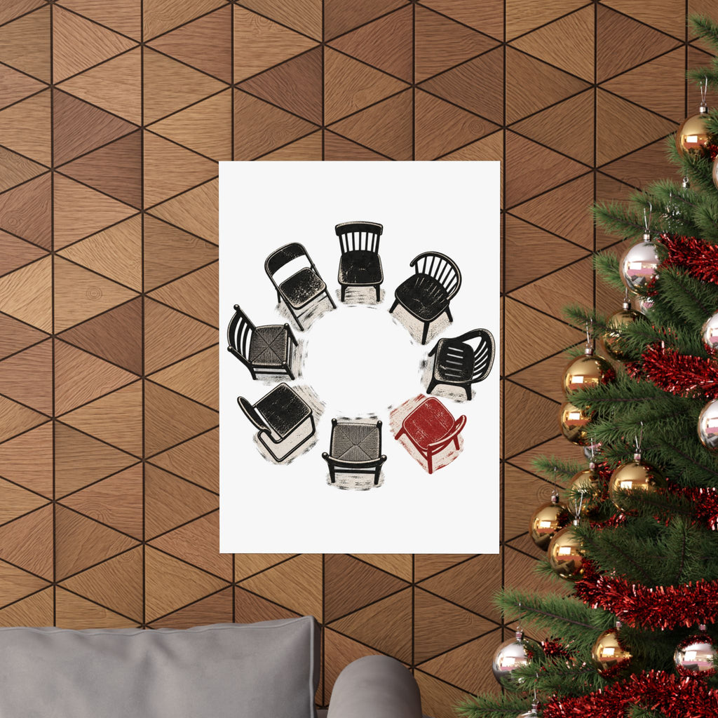 Chairs in a Circle Premium Matte Print image 65 — LOAF SOCIETY COMMON GROUND