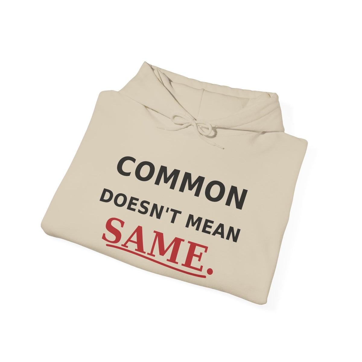 Common Does Not Mean Same Heavy Blend Hooded Sweatshirt image 16 — LOAF SOCIETY COMMON GROUND