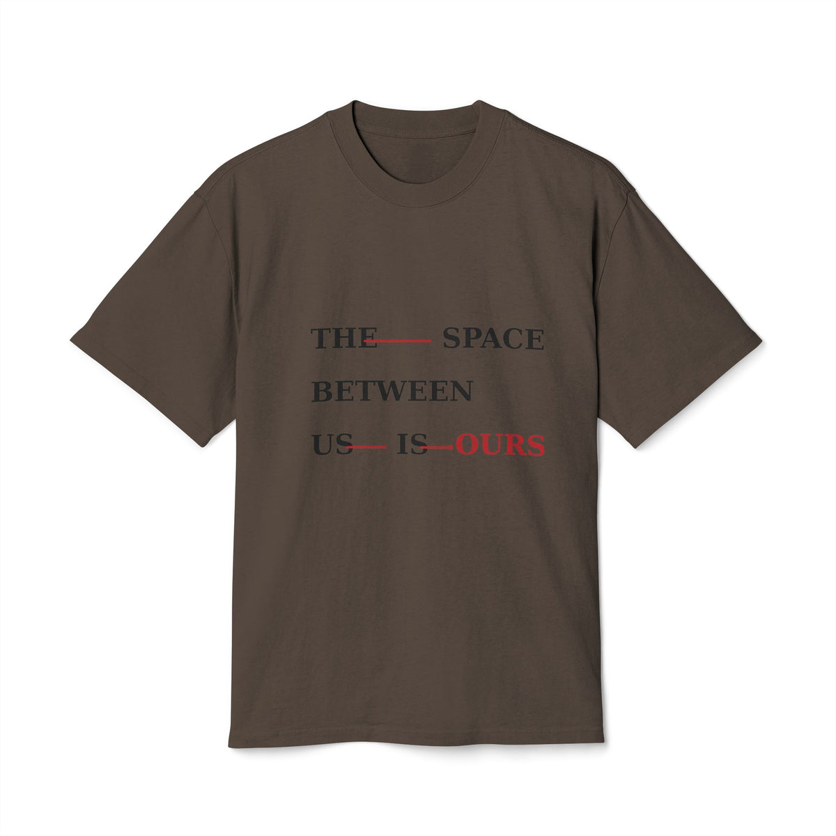 The Space Between Us Is Ours Heavy Faded Tee image 2 — LOAF SOCIETY COMMON GROUND