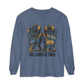 Use Leaves a Trace Garment-dyed long-sleeve tee image 3 — LOAF SOCIETY THE CARE OF THINGS