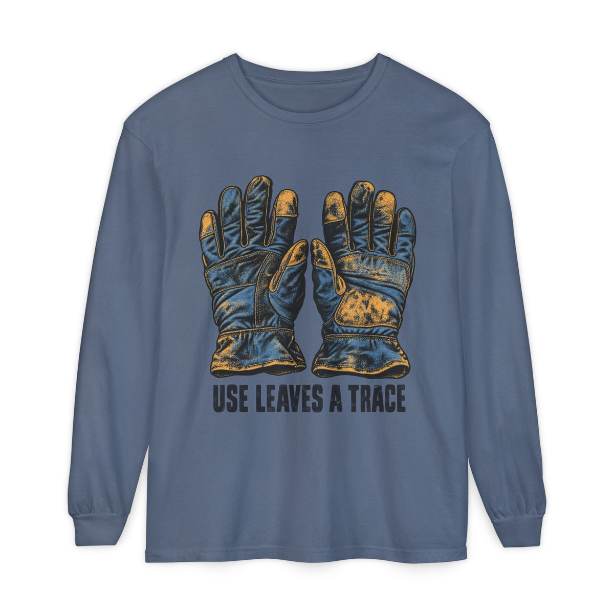 Use Leaves a Trace Garment-dyed long-sleeve tee image 3 — LOAF SOCIETY THE CARE OF THINGS