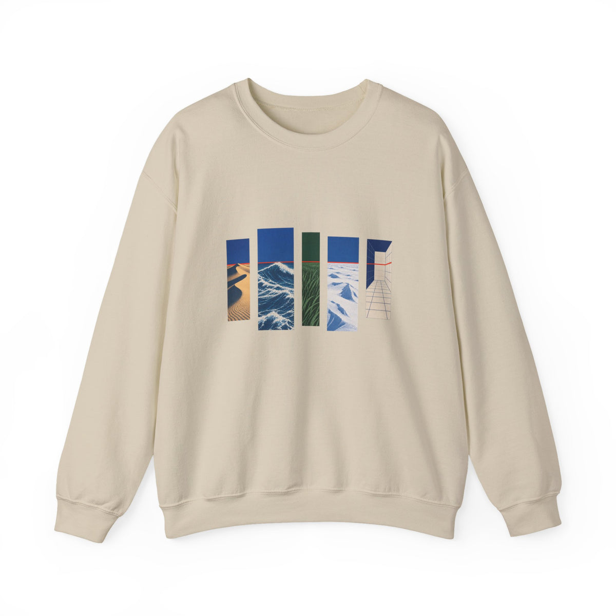 One Horizon Heavy Blend Crewneck Sweatshirt image 1 — LOAF SOCIETY COMMON GROUND