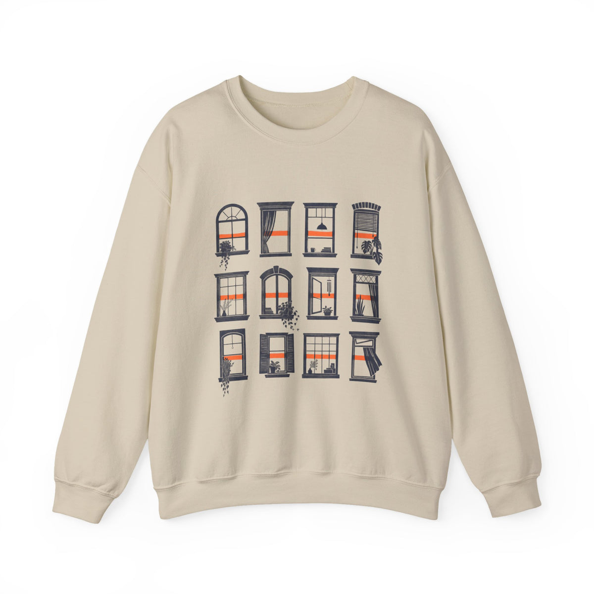 Same Sunset Raw Heavy Blend Crewneck Sweatshirt image 3 — LOAF SOCIETY COMMON GROUND