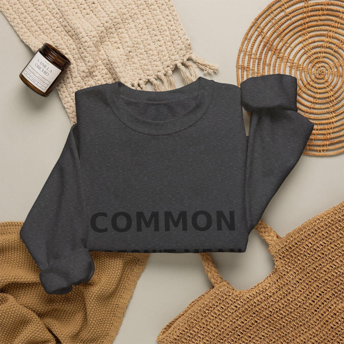 Common Does Not Mean Same Heavy Blend Crewneck Sweatshirt image 17 — LOAF SOCIETY COMMON GROUND