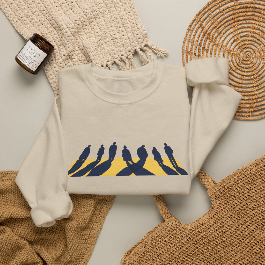 Shared Waiting Heavy Blend Crewneck Sweatshirt image 14 — LOAF SOCIETY COMMON GROUND
