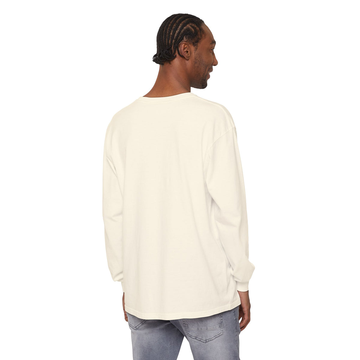 Worn, Not Gone Garment-dyed long-sleeve tee image 7 — LOAF SOCIETY THE CARE OF THINGS