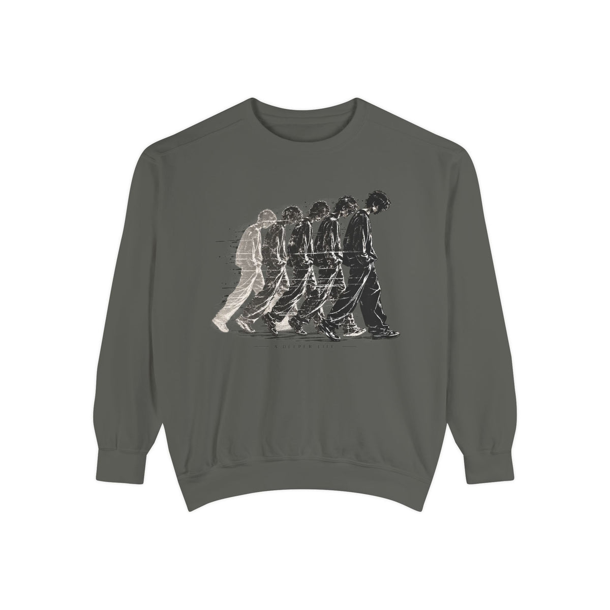 Ordinary Trace Garment-Dyed Sweatshirt image 1 — LOAF SOCIETY THE ORDINARY ARCHIVE
