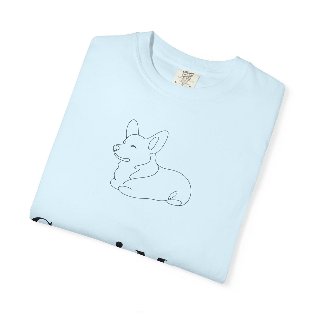 Corgi Mom Shirt — Minimalist Dog Mom Tee — Corgi Lover Gift — Premium Cotton