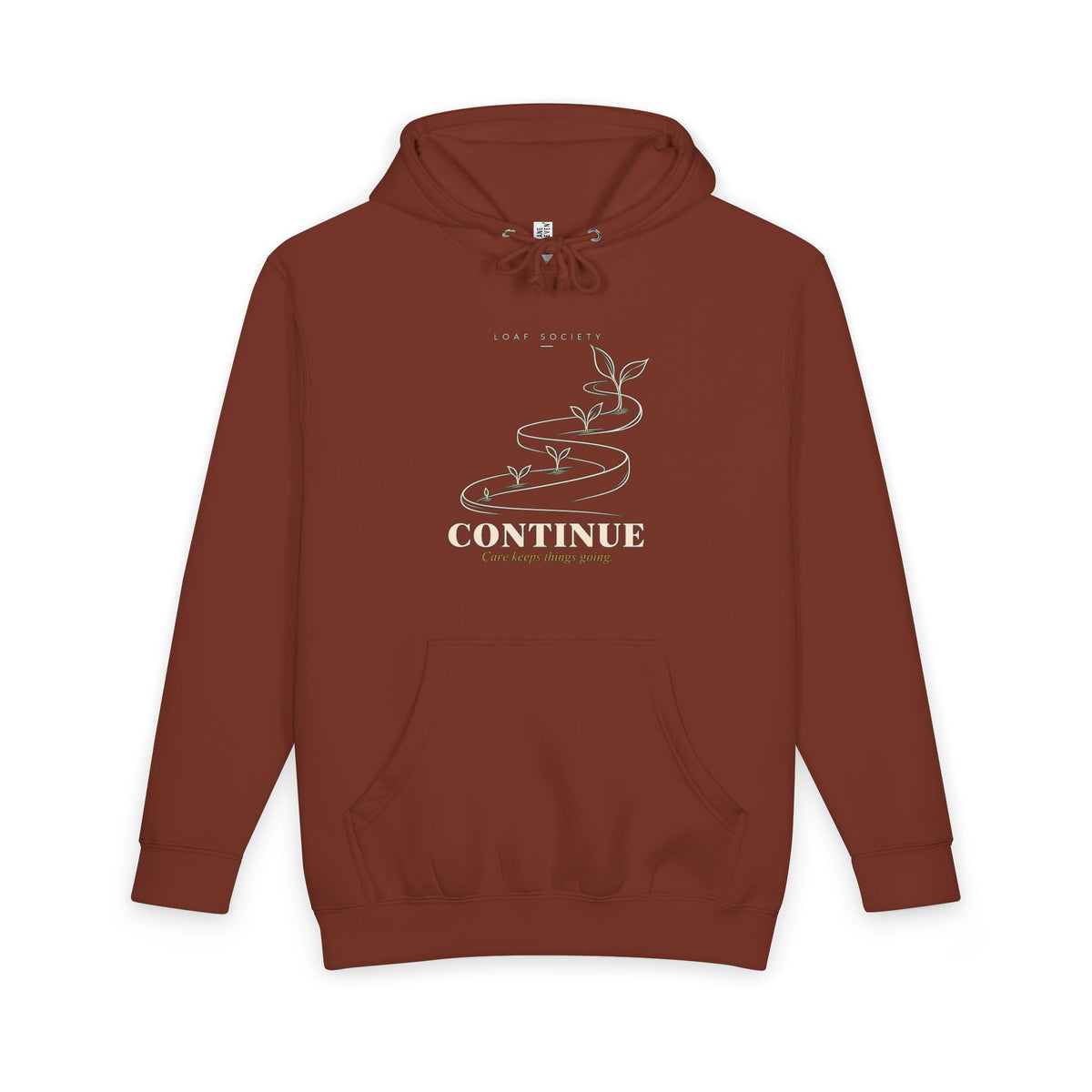 CONTINUE Hoodie image 1 — LOAF SOCIETY THE CARE OF THINGS