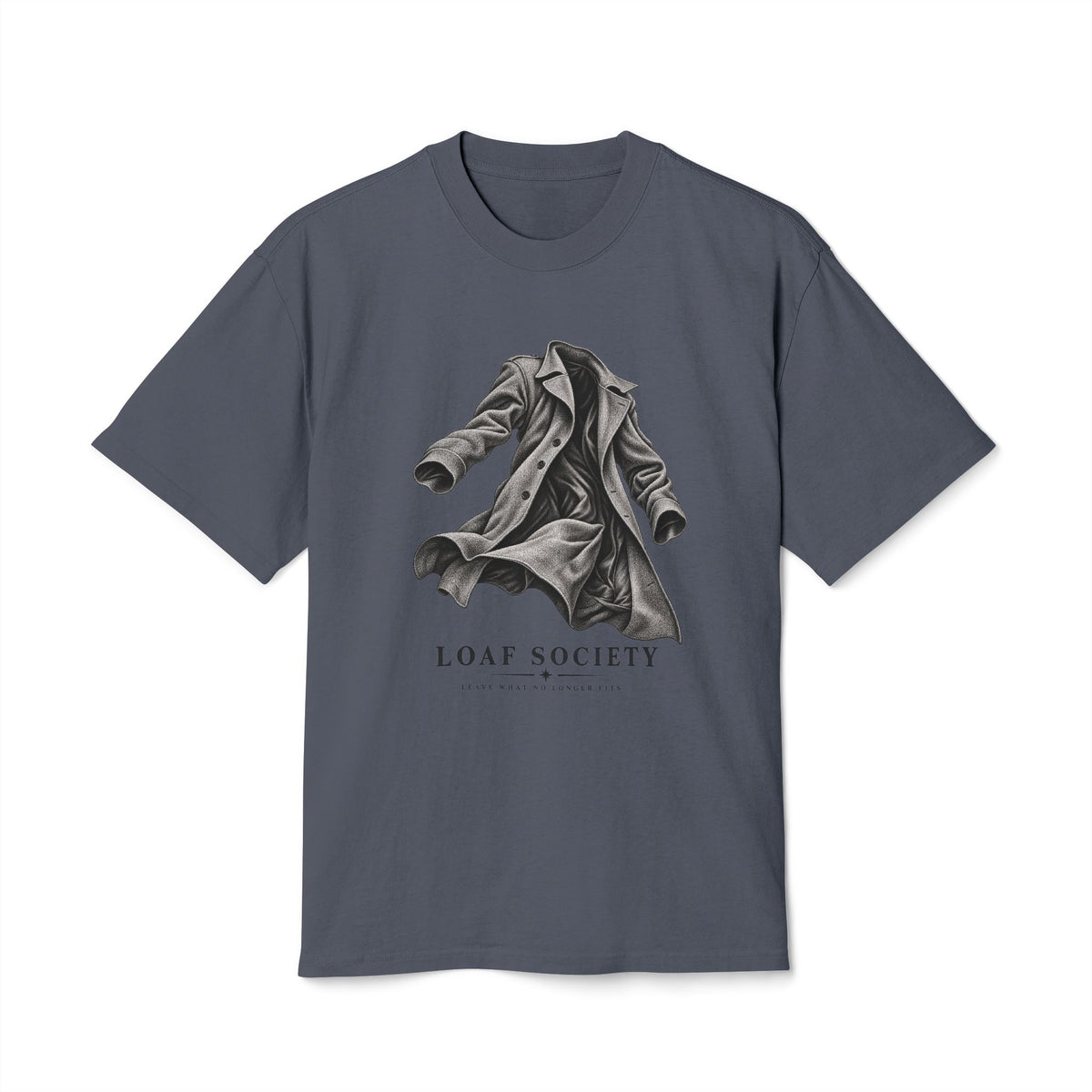 The Falling Coat heavyweight tee image 3 — LOAF SOCIETY THE THRESHOLD