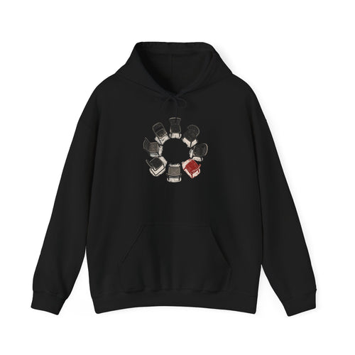 Chairs in a Circle Heavy Blend Hooded Sweatshirt image 2 — LOAF SOCIETY COMMON GROUND