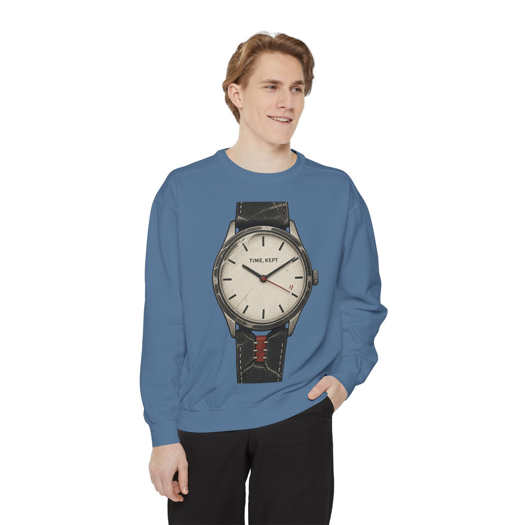 Time, Kept Garment-dyed crewneck sweatshirt image 7 — LOAF SOCIETY THE CARE OF THINGS