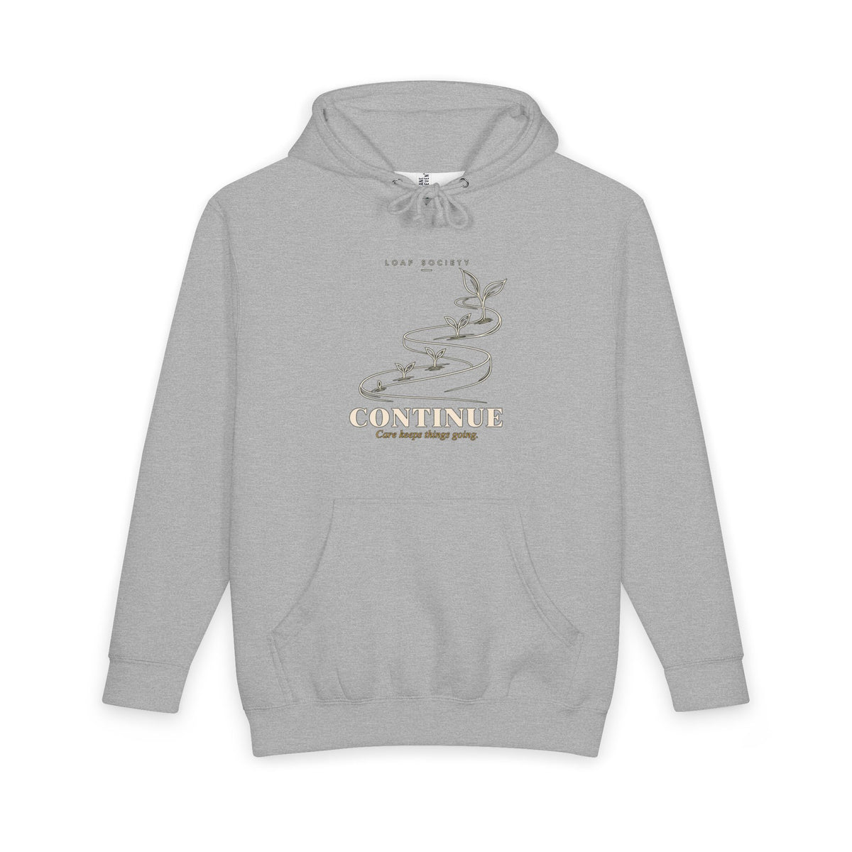 CONTINUE Hoodie image 3 — LOAF SOCIETY THE CARE OF THINGS