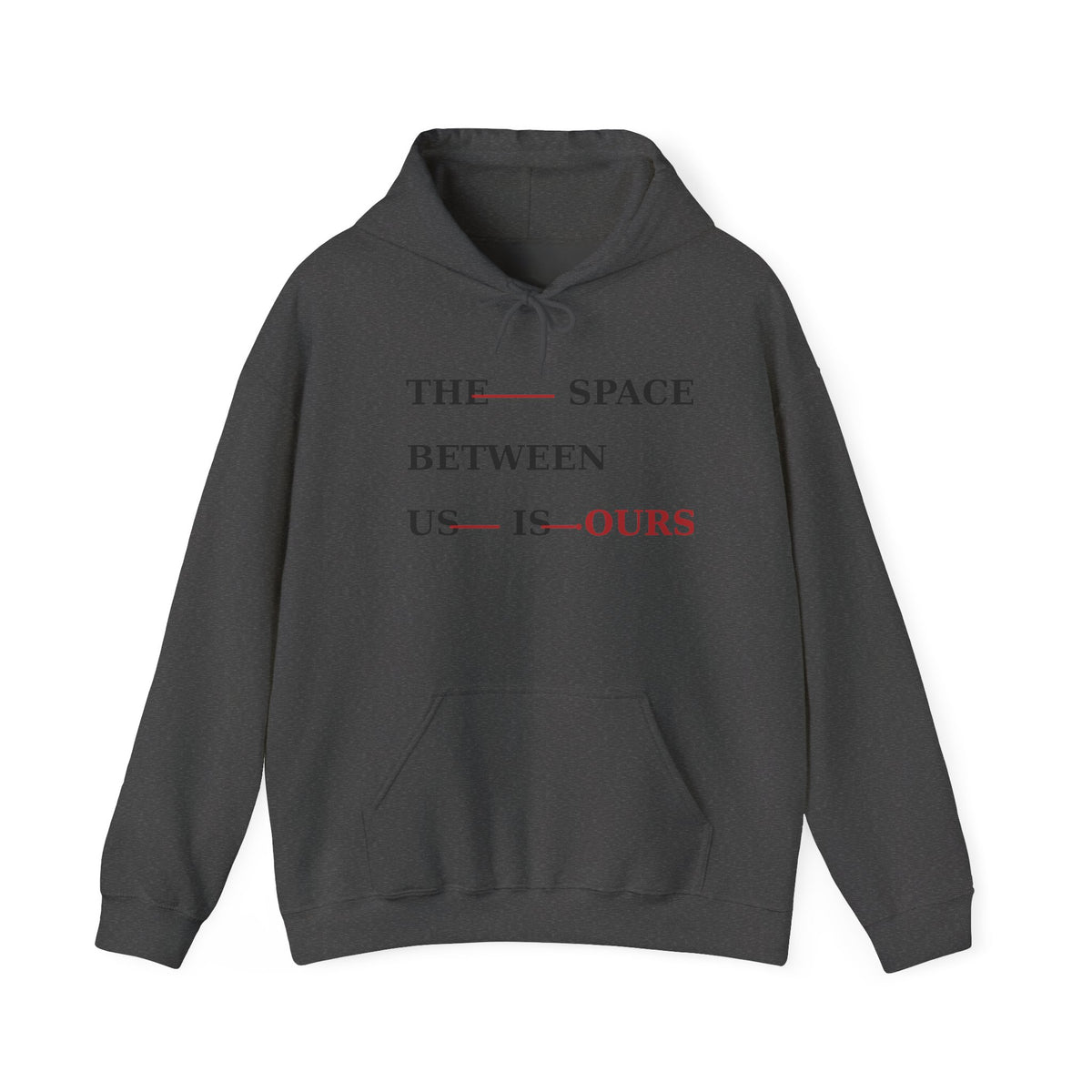 The Space Between Us Is Ours Heavy Blend Hooded Sweatshirt image 4 — LOAF SOCIETY COMMON GROUND