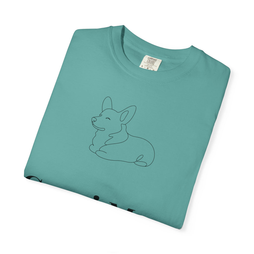 Corgi Mom Shirt — Minimalist Dog Mom Tee — Corgi Lover Gift — Premium Cotton