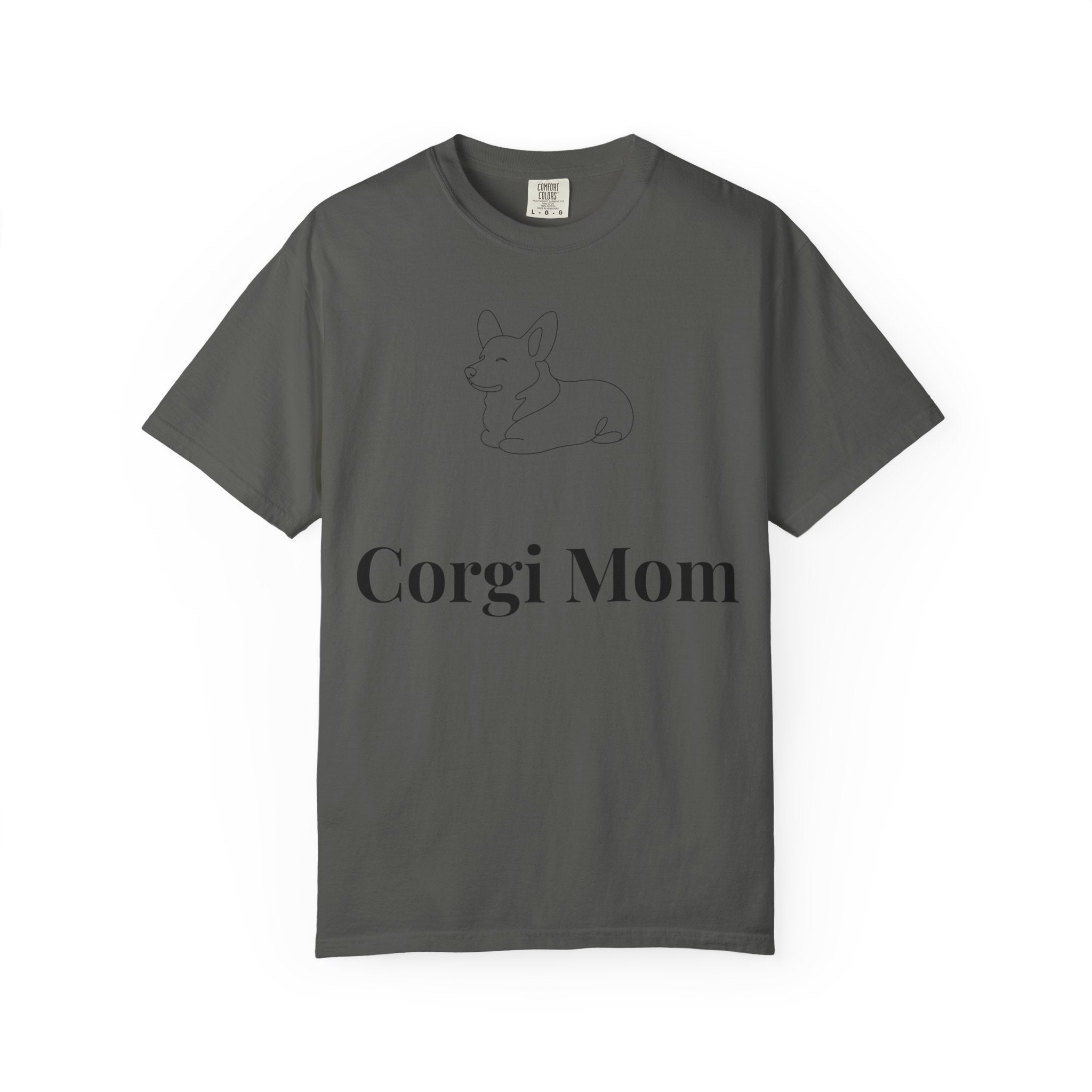 Corgi Mom Shirt — Minimalist Dog Mom Tee — Corgi Lover Gift — Premium Cotton