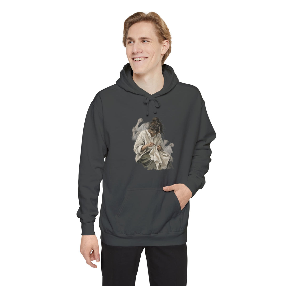 Work Trace Garment-Dyed Hoodie image 6 — LOAF SOCIETY THE WORK OF HANDS