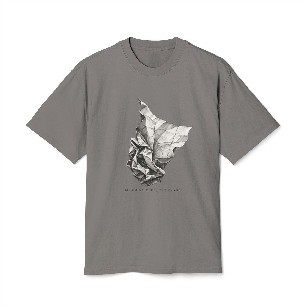 The Unfolding Paper heavyweight tee image 2 — LOAF SOCIETY THE THRESHOLD